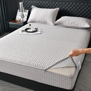 ارتقِ بنومك: غطاء المرتبة الفاخر بنعومة ودفء لا يقاومان