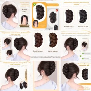 קוקו אסוף מפותל: אלגנטיות מיידית ומראה טבעי