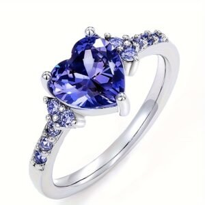 تألقي بقلب من البريق: خاتم الأناقة والرومانسية