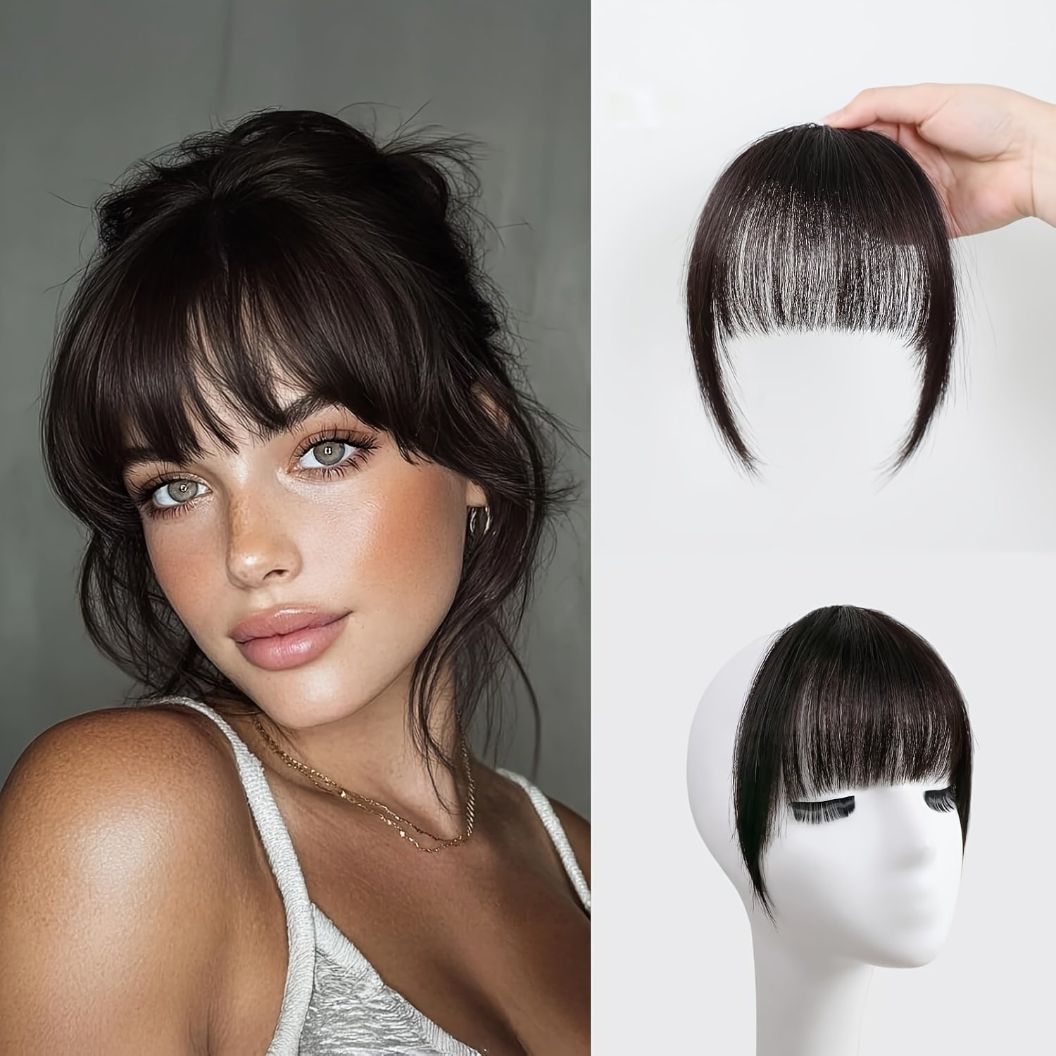 Natural Hair Bangs: Instant Beauty, Unparalleled Elegance! - Image 3