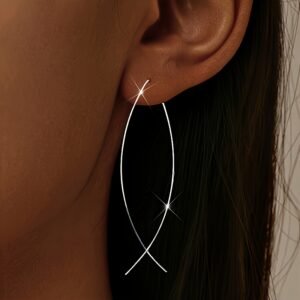 أقراط متدلية ساحرة: أناقة لافتة وراحة تدوم