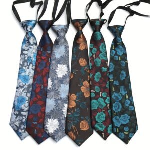 ربطة عنق الزهور المرنة: لمسة أناقة عصرية لأسلوبك!