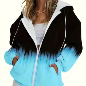 جاكيت التدرج اللوني الساحر: أناقة عصرية ودفء لا يقاوم!