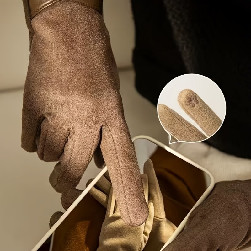 מגע של חמימות ואלגנטיות: כפפות חורף יוקרתיות לנשים – תמונה 8