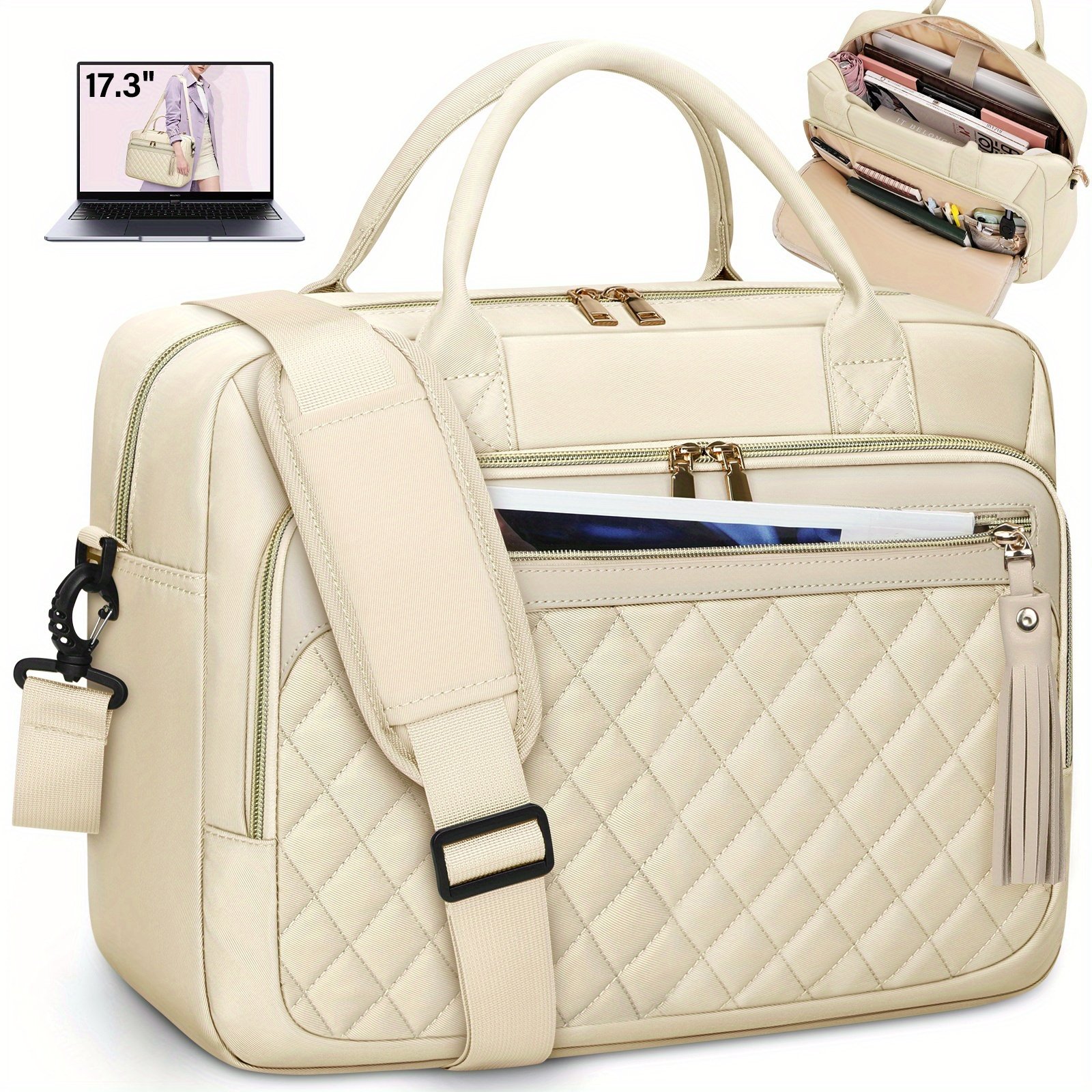 حقيبة NUBILY الاحترافية: أناقة، أمان، وتنظيم لا مثيل له!