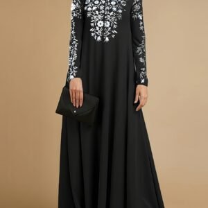 تألقي بعباية الأزهار الفاخرة: أناقة وراحة لكل لحظة.