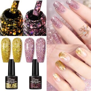 أطلقي العنان لتألق أظافرك مع جل الترتر من FTMY!