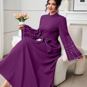 عباية اللؤلؤة الراقية: إشراقة ربيع وصيف لا تُنسى