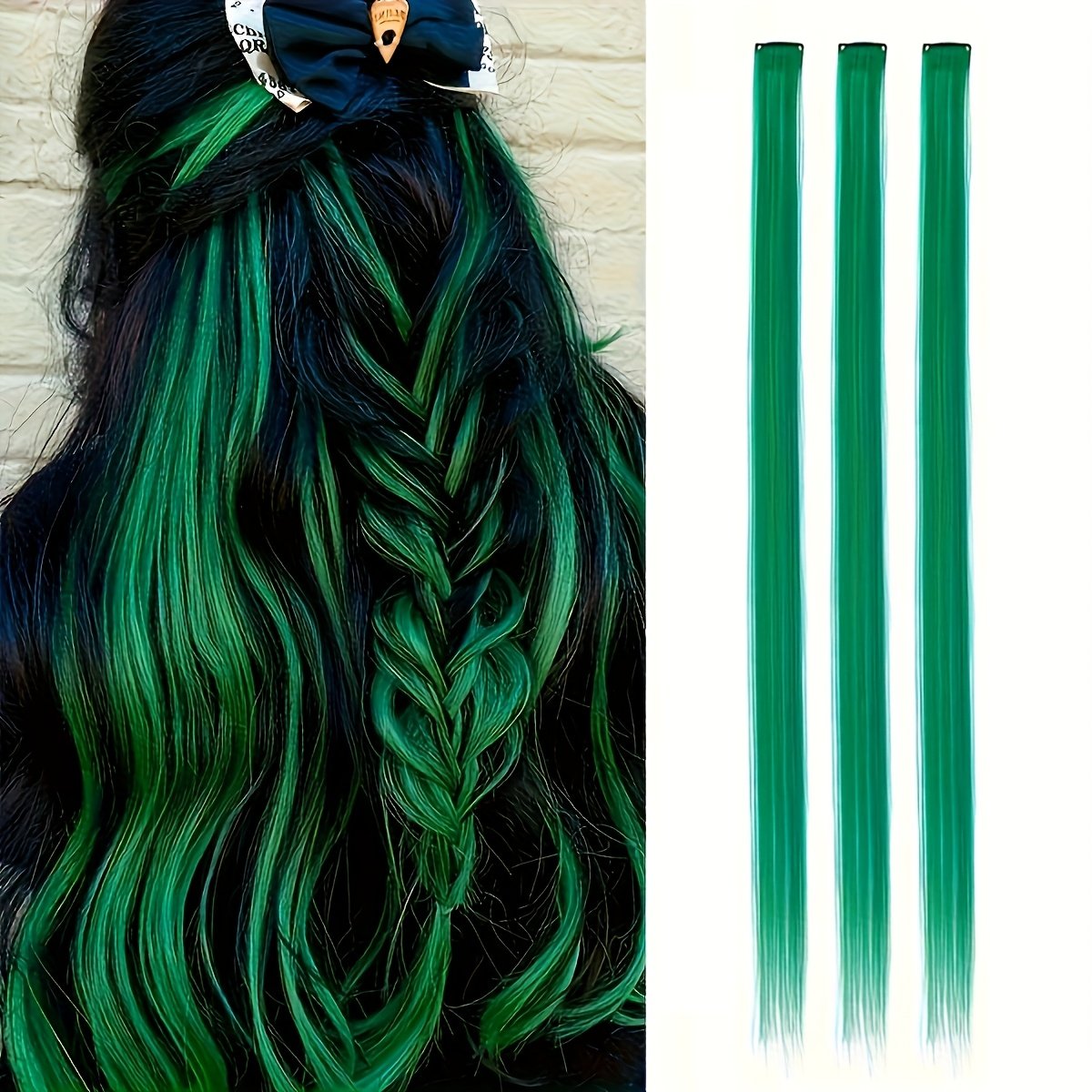 Shine with Enchanting Colors: Easy Clip-in Temporary Hair Extensions for an Unforgettable Look! - Image 14