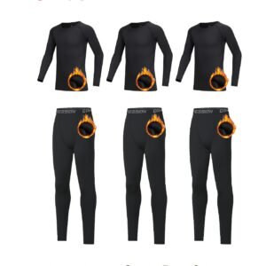 החום המושלם לקטנטנים שלכם: סט ספורט חורפי יוקרתי 6 חלקים!