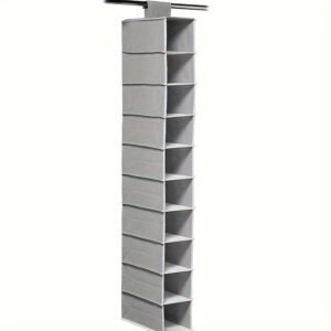 حلول ذكية: منظم الأحذية المعلق بـ10 طبقات لمساحة بلا فوضى!