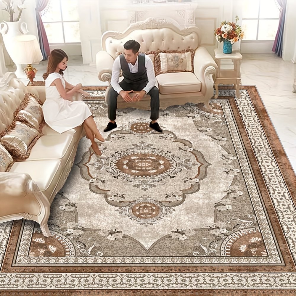 שדרגו את עיצוב הבית שלכם: שטיח קטיפה נורדי מודרני