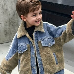Boys' Winter Denim Jacket: Warmth, Style, and Endless Adventures!