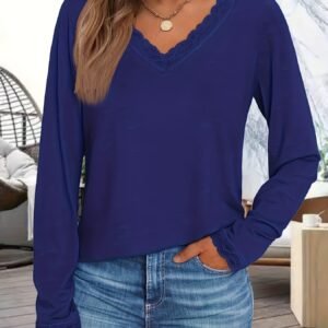 تألقي بلمسة الدانتيل: تيشيرت KILISU الشتوي الأنيق