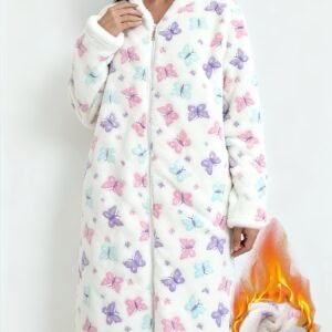 קבלי את החורף בחום ובסטייל: שמלת פלנל ביתית עם הדפסים מקסימים!