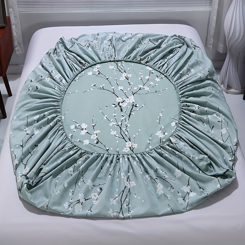 Wake Up to an Everlasting Spring: Luxurious Plum Blossom Sheet Set for Unparalleled Comfort! - Image 10