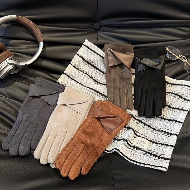 מגע של חמימות ואלגנטיות: כפפות חורף יוקרתיות לנשים – תמונה 11