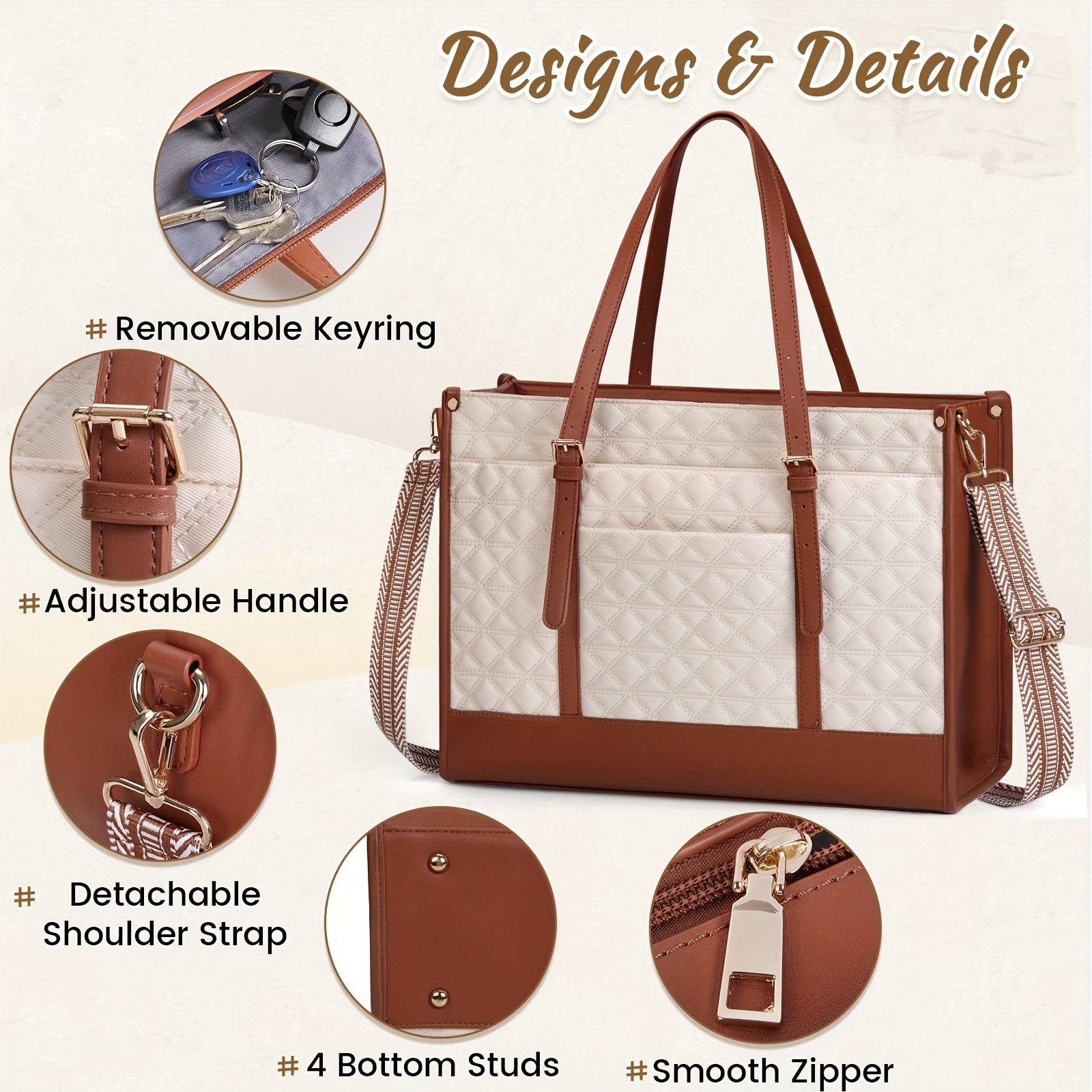 Padded Laptop Bag: Practical Elegance for Your Everyday Style - Image 4