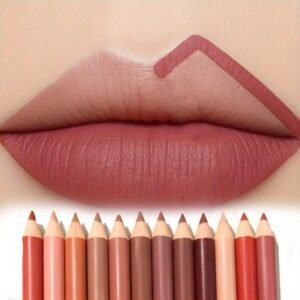 محدد الشفاه المثالي: 12 لونًا لجاذبية تدوم!