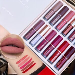 The Velvet Allure Collection: 12 Colors of 24-Hour Matte Liquid Lipstick!