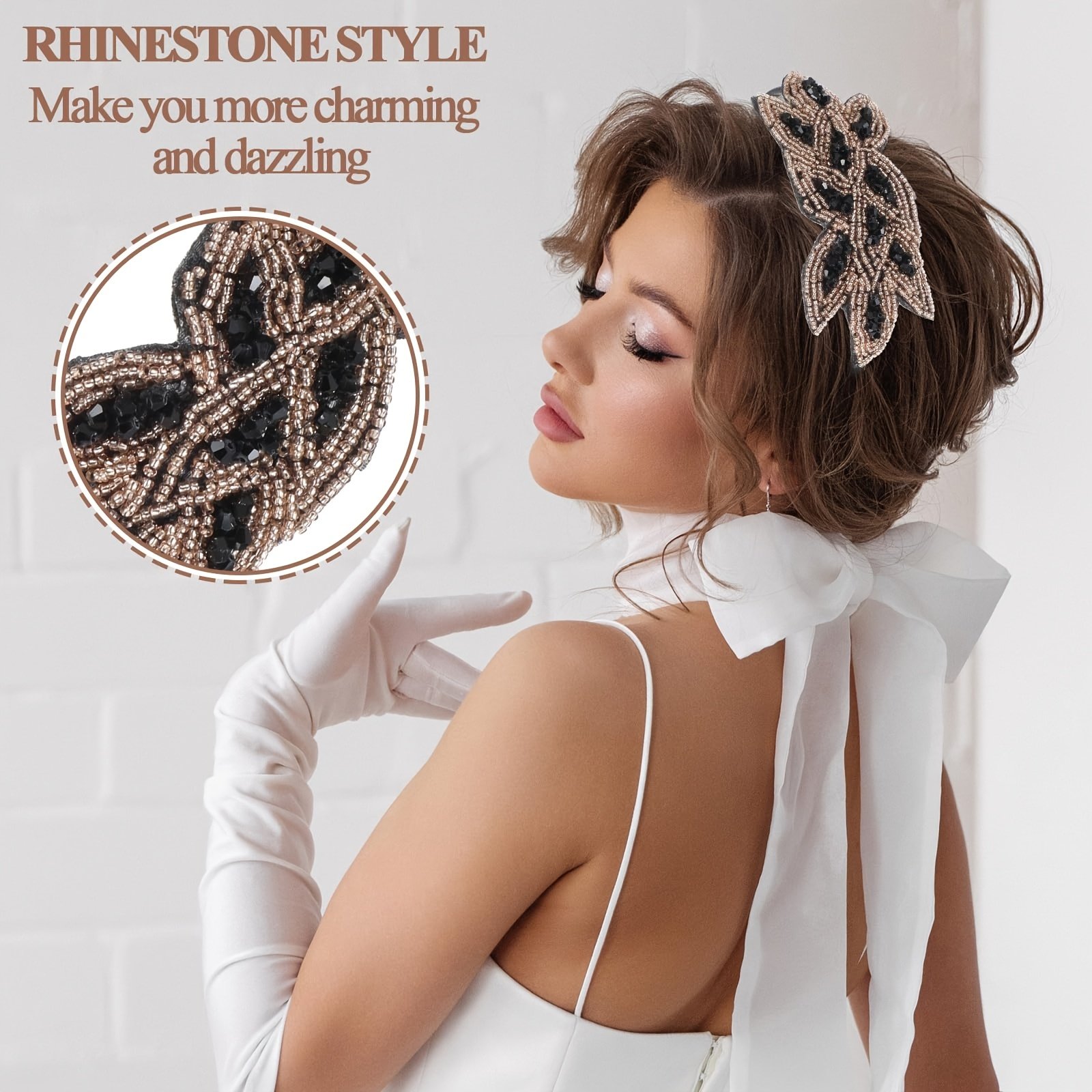 Dazzle with a 1920s Touch: Luxurious Flapper Headband - Image 8