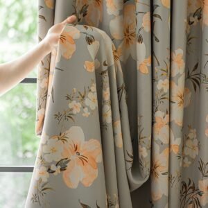 אלגנטיות, פרטיות ונוחות מושלמת: וילונות האפלה תרמיים בעיצוב פרחוני קסום!