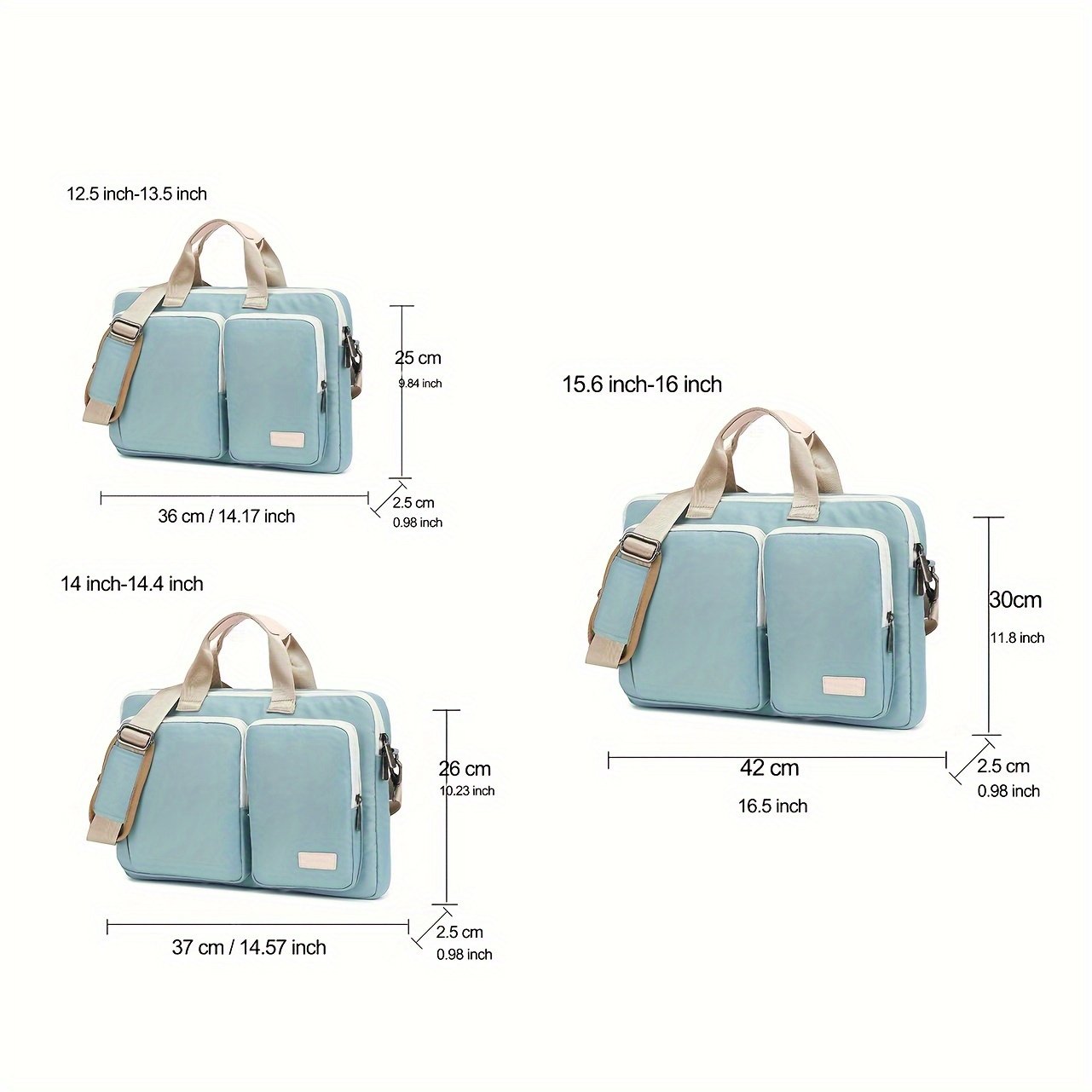 תיק הלפטופ האופנתי: הגנה מלאה 360 למסע היומיומי שלך! – תמונה 4