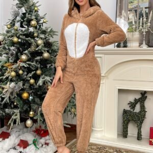 All-in-One Christmas Pajama: Warmth, Style, & Holiday Spirit!