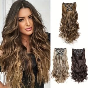 إطلالة الأحلام بين يديكِ: وصلات شعر مموجة سهلة التركيب ومقاومة للحرارة!