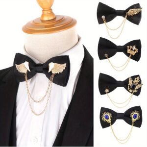 ربطة العنق المجنحة الفاخرة: سحر الأناقة المطلقة!