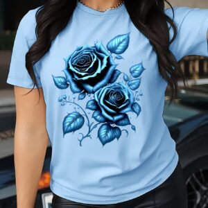 راحة وأناقة: تيشيرت الورد الجذاب لموسمي الربيع والصيف!