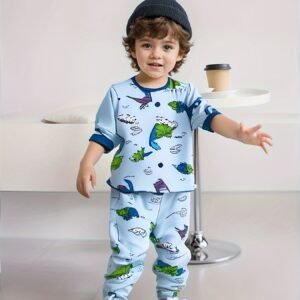 Dinosaur & Car Pajamas: Cozy Winter Warmth & Endless Fun!