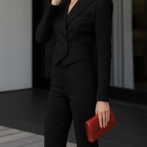 أناقة العمل الفاخرة: طقم البليزر الاحترافي العصري