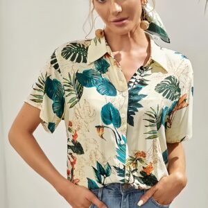 قميص الصيف المطبوع: أناقة عصرية لكل لحظة!