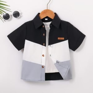 Boys' Colorful Summer Shirt: Style, Comfort, and Fun!