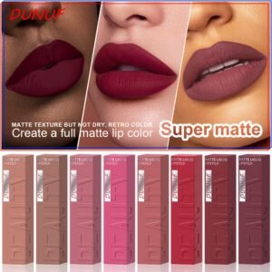 Long-Lasting Beauty: Waterproof Matte Liquid Lipstick in 8 Captivating Shades!
