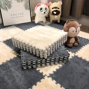 נווה מדבר של חום וביטחון: שטיחי פלנל משתלבים לנוחות משפחתכם