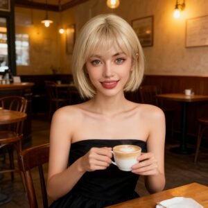 إطلالة بوب عصرية: سحر الشعر الأشقر الذهبي!