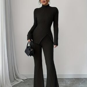 طقم الخريف والشتاء الراقي: أناقة عصرية وتصميم يواكب الموضة