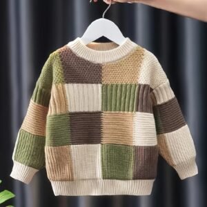 كنزة الصغار المتقاطعة: أناقة دافئة لكل الأوقات!