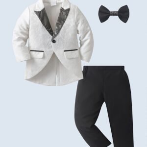 إطلالة الأمير الصغير: طقم الحفلات الراقية للأولاد