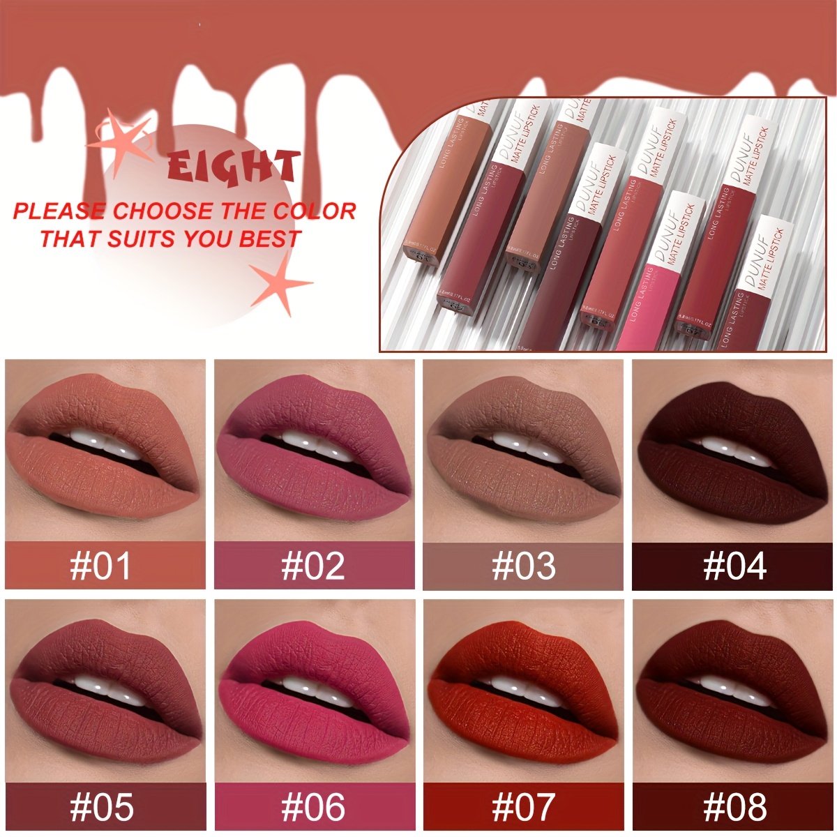 מראה מאט עמיד לאורך זמן: 8 שפתונים נוזליים יוקרתיים! – תמונה 5