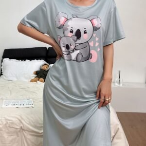 أحلام وردية وراحة لا تُضاهى: فستان نوم الكوالا!