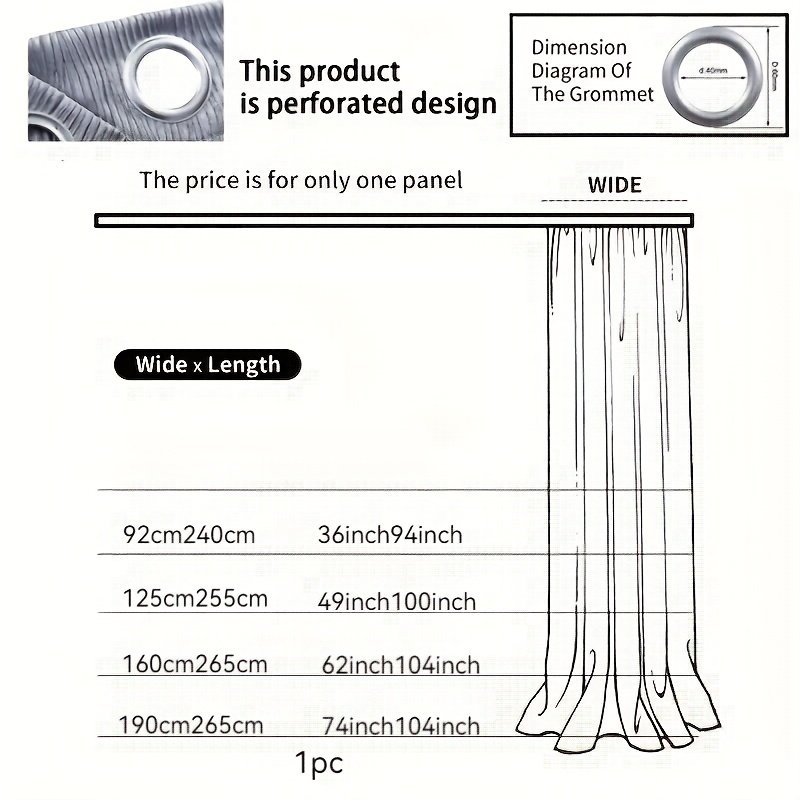 וילון האפלה כפול רקום: אלגנטיות ופרטיות לביתך! – תמונה 4