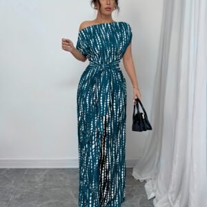 אוברול קיץ מפוספס: מראה נשי ואלגנטי מושלם