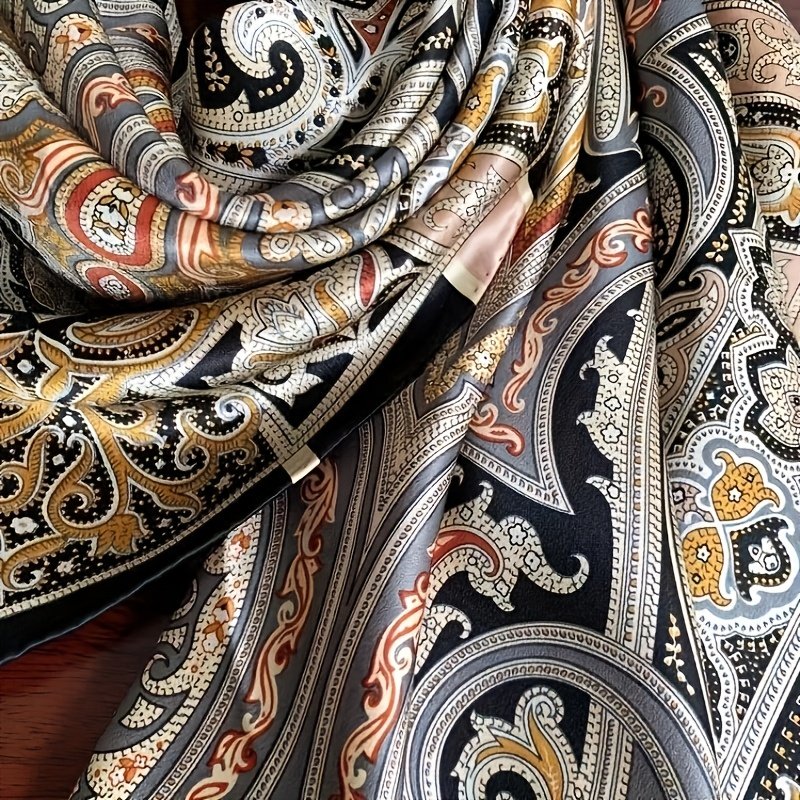 צעיף פייזלי יוקרתי: אלגנטיות שתשלים את המראה שלך. – תמונה 7