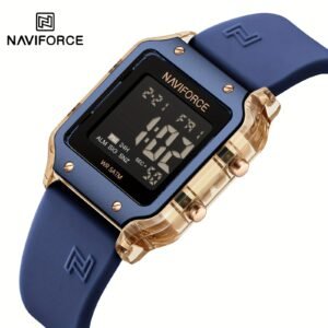 تألقي بأسلوب فريد: ساعة NAVIFORCE المربعة للنساء