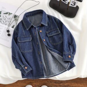 Classic Denim Jacket: Style and Comfort for Your Modern Little One!