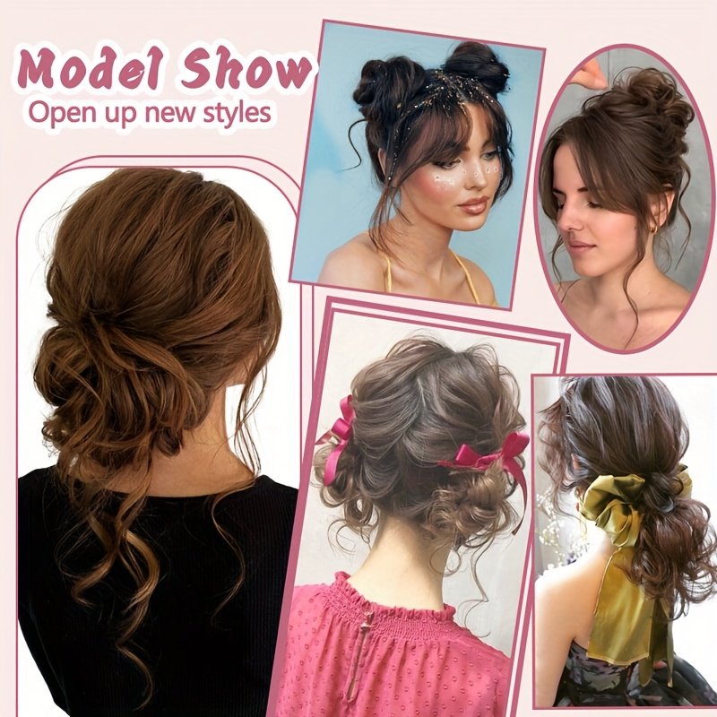 Enchanting Messy Bun: Volume & Style at Your Fingertips! - Image 8