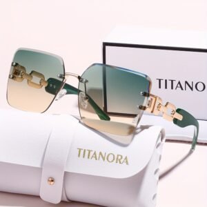 Titanora Geometric Eyewear: Modern Elegance, Limitless Style!